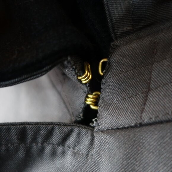 Vintage Burberrys Wool & Nova Check Lined Double Breasted Trench Coat, Size XL - Picture 13 of 16